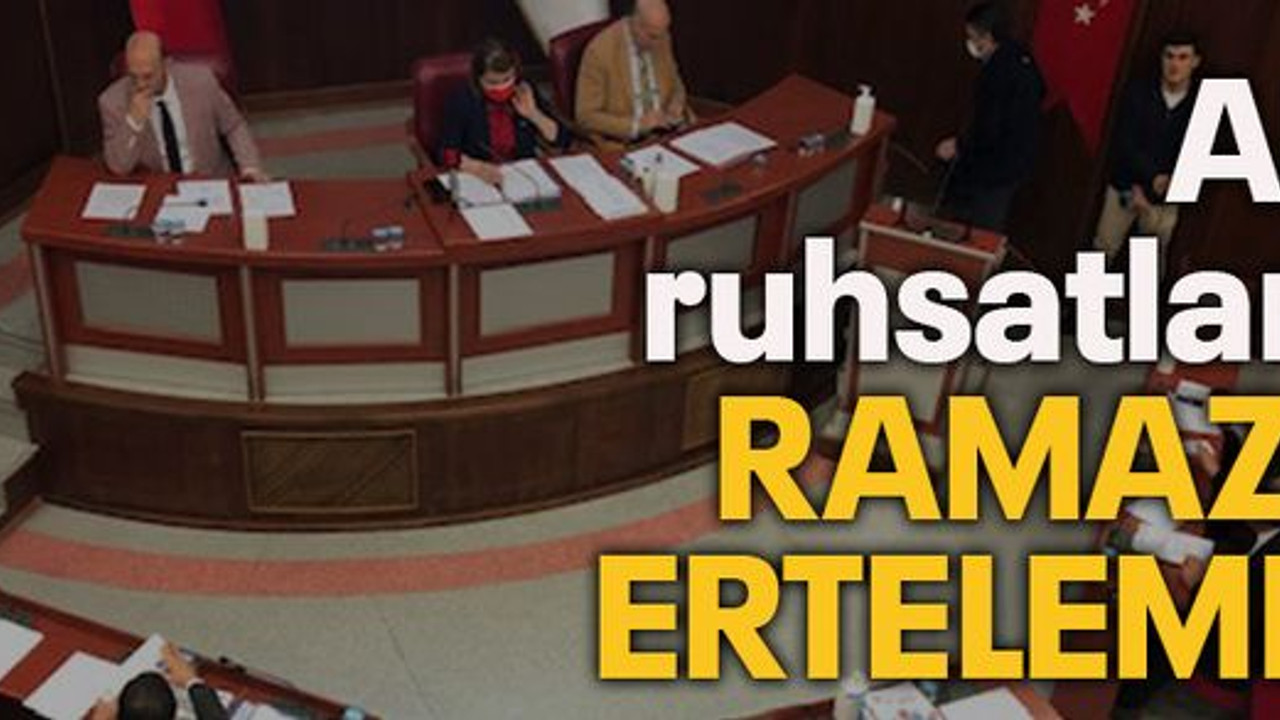 Alkol ruhsatlarına Ramazan ertelemesi!
